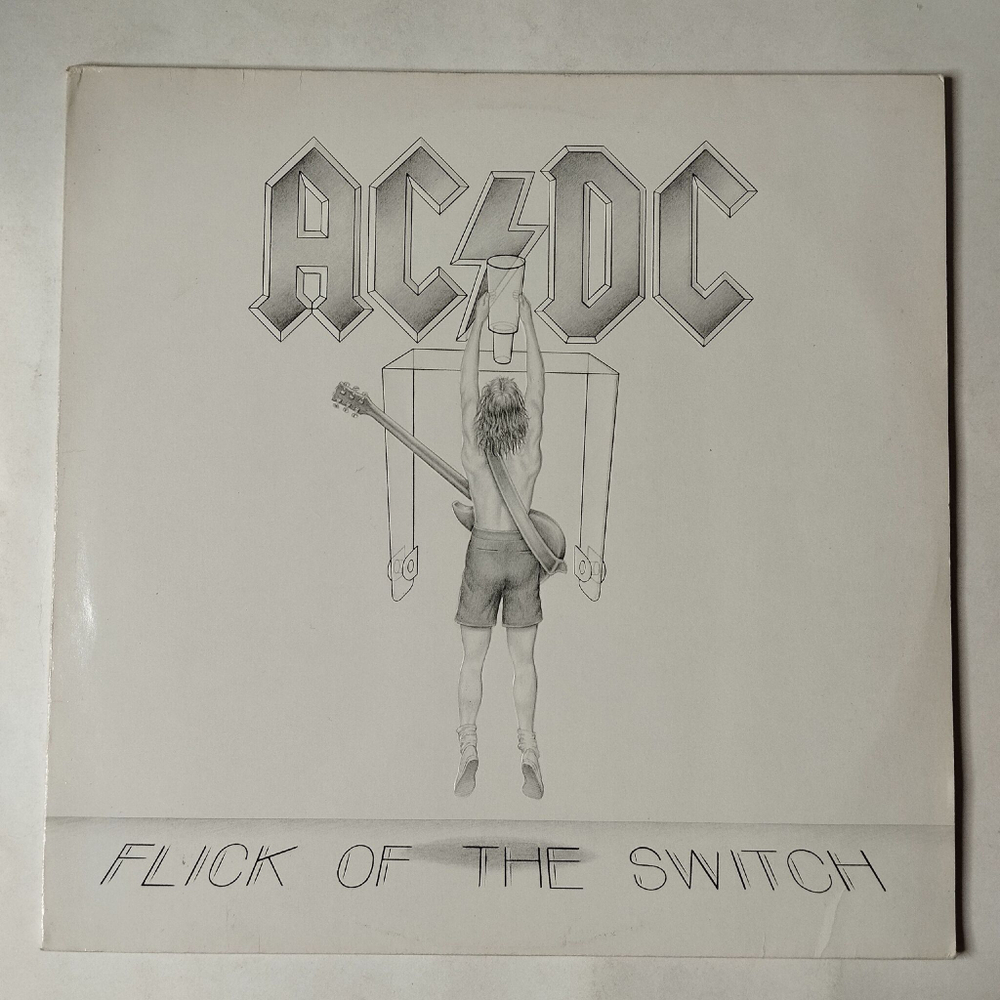 Винтажная виниловая пластинка LP AC DC Flick Of The Switch (France 1983)