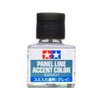 Краска для финальной отделки модели Tamiya, Accent Color, Серая (Gray), смывка 40мл