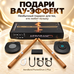 Интерактивные барабанные палочки Aeroband PocketDrum 2 Plus для спокойствия соседей