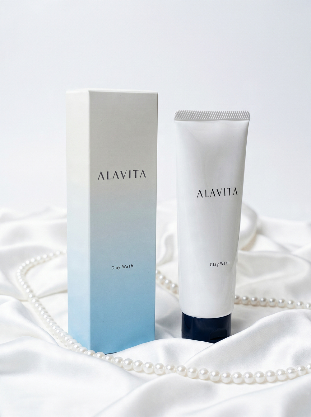 Крем-пенка для деликатного очищения (CLAY WASH) Alavita by Enhel Japan