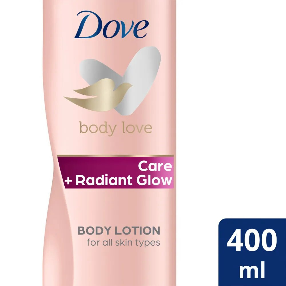 Лосьон для тела DOVE Care + Radiant Glow уход и сияние с натуральными минералами 400 мл (Из Финляндии)