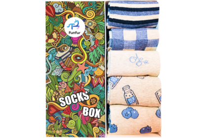 Носки Funfur Blueberry в наборе 5 пар