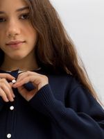Кардиган для девочки в школу