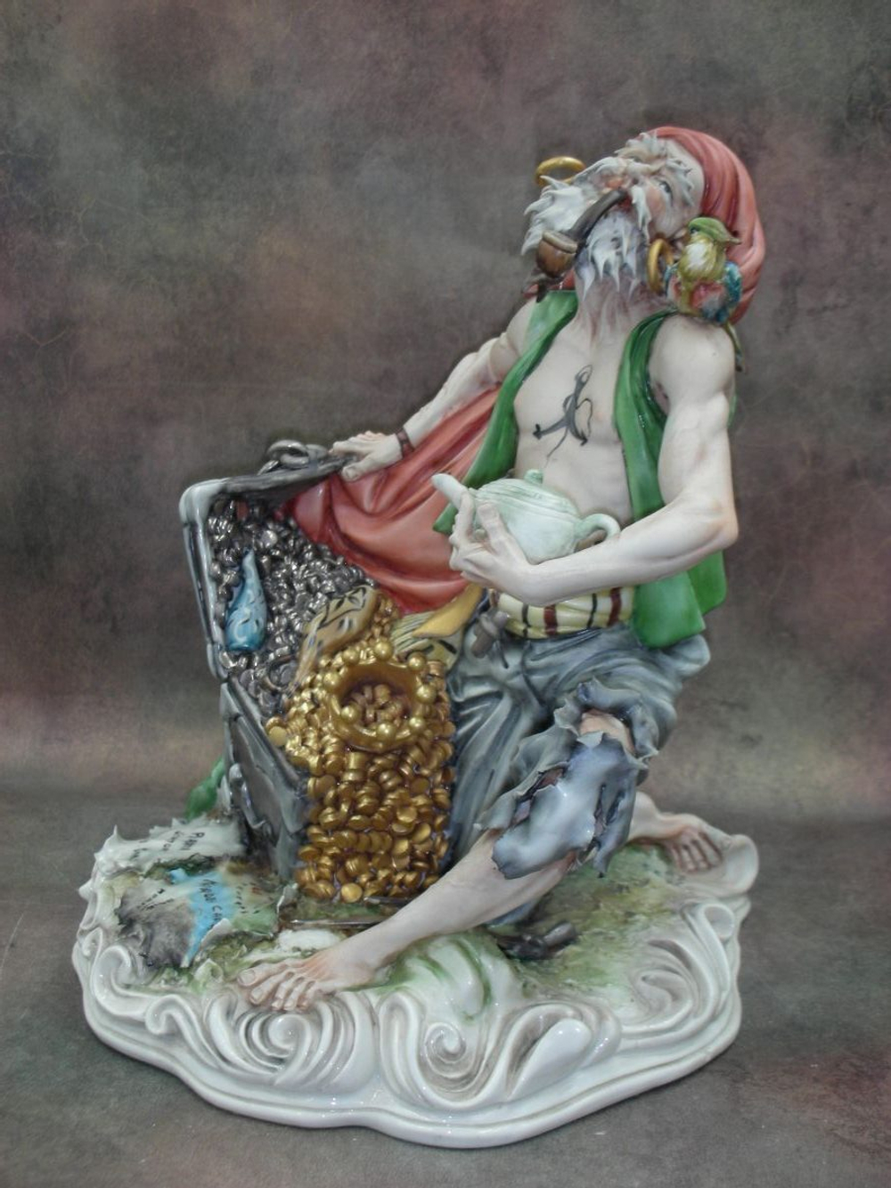 Статуэтка. Фарфор. Пират. Capodimonte. Италия