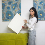 Коробка крышка-дно 40x5x30, белый, картон
