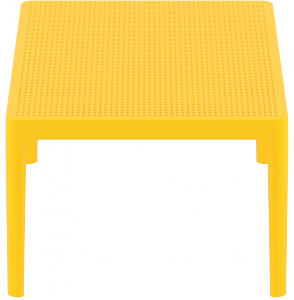 Столик пластиковый журнальный Siesta Contract Sky Lounge Table, желтый