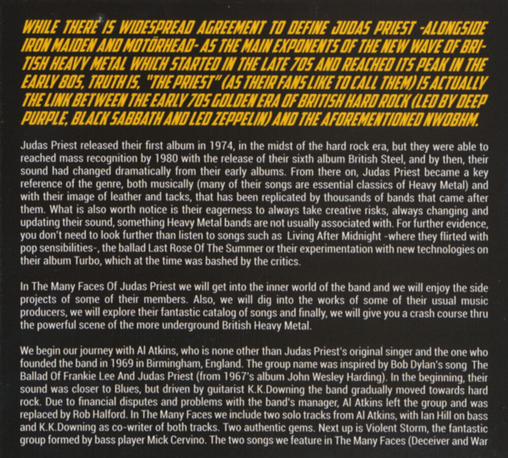 Сборник / The Many Faces Of Judas Priest — A Journey Through The Inner World Of Judas Priest (3CD)