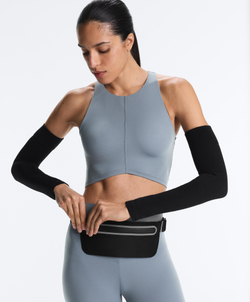 Oysho Топ Compressive, серо-синий