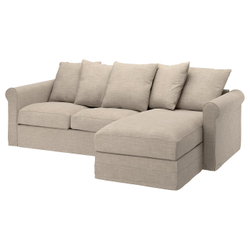 IKEA GRÖNLID  (ИКЕА ГРЁНЛИД)  -  Чехол на диван-кровать 3-местный раскладной