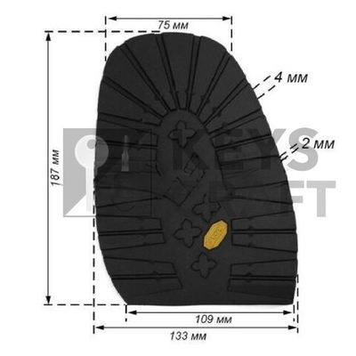 Профилактика №517 BISSELL 517 ТАНК 4 мм (черный)  Арт.15022