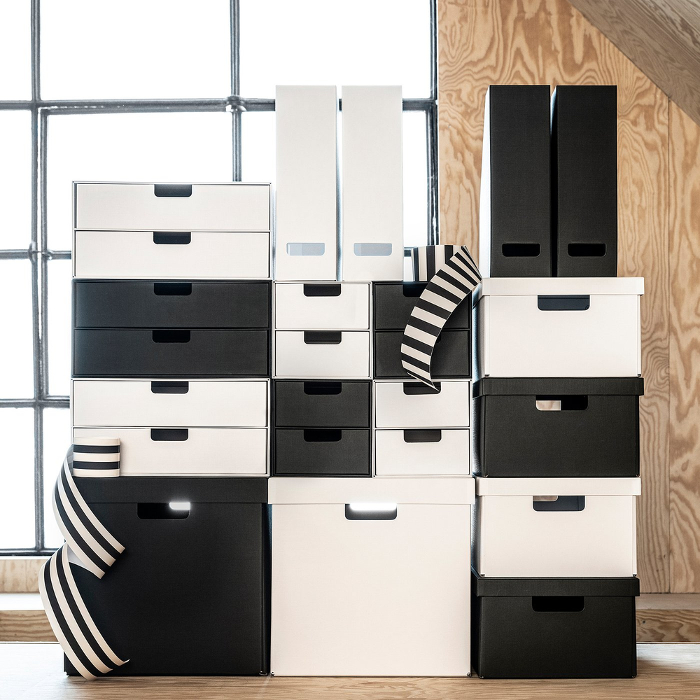 IKEA FJÄDERHARV  (ИКЕА ФЙЭДЕРХАРВ)  -  Мини-комод, 2 ящика - белый 32x25 см