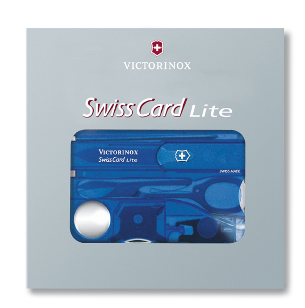Швейцарская карточка Victorinox SwissCard Lite, красная