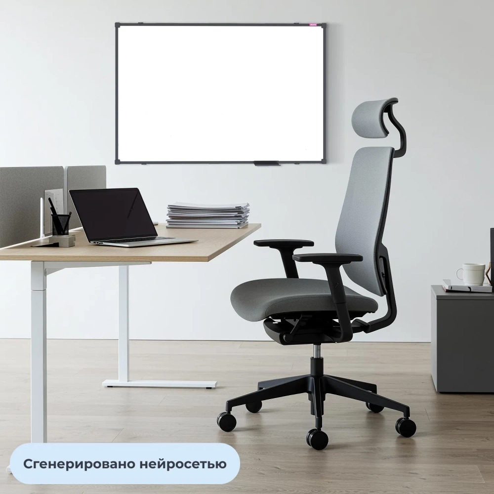 Доска магнитно-маркерная 60х90 Attache BlackFrame черная рама