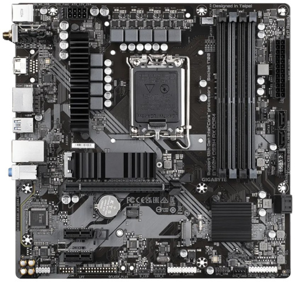 Материнская плата mATX GIGABYTE B760M DS3H AX DDR4