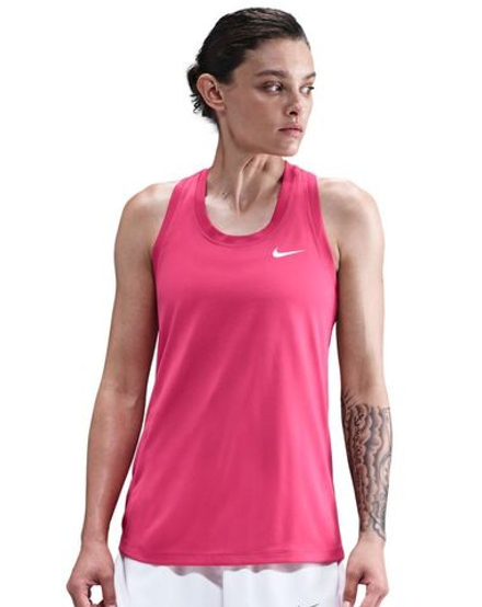 Женский топ теннисный Nike Dri-Fit Racerback - rush pink/white