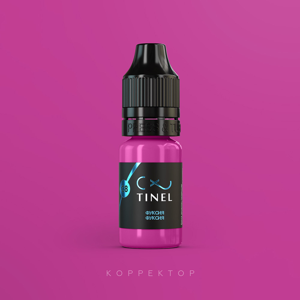 Купить пигмент для татуажа Tinel C8 Фуксия