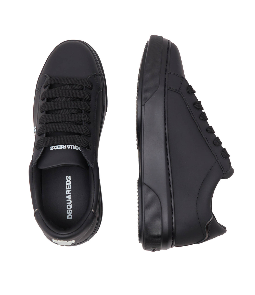 Кожаные кроссовки Dsquared2 - черный(SNM0322 01506923)