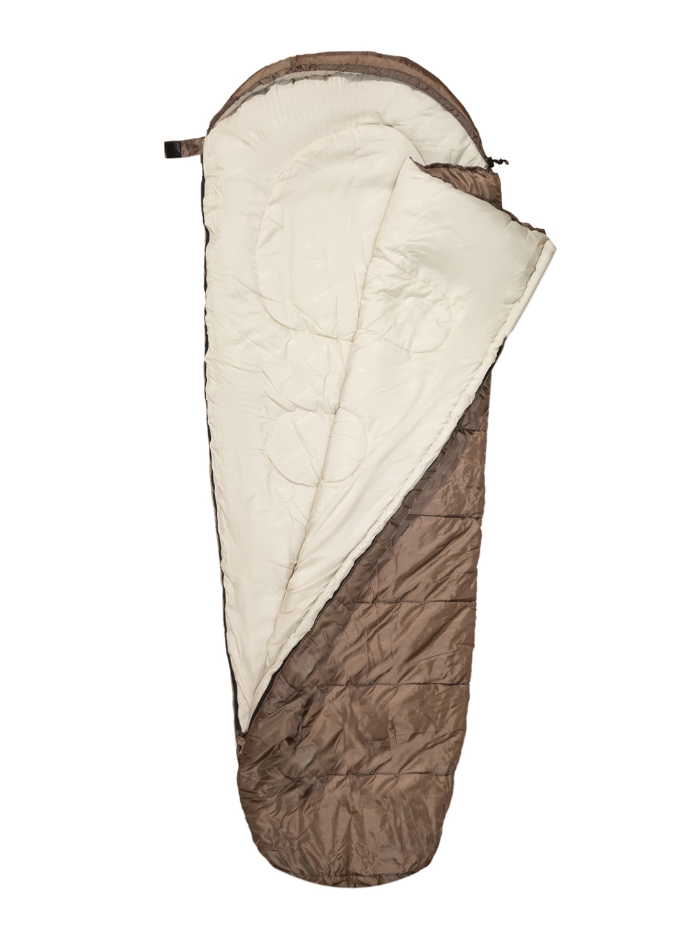 Спальный мешок Naturehike MJ600, коричневый (CNK2300SD014), молния слева