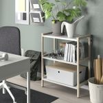 Контейнер IKEA KUGGIS (КУГГИС), Пластик, Белый, 37x54x21 см