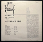 The Dave Clark Five - History Of British Pop - Vol. 3 (Голландия)