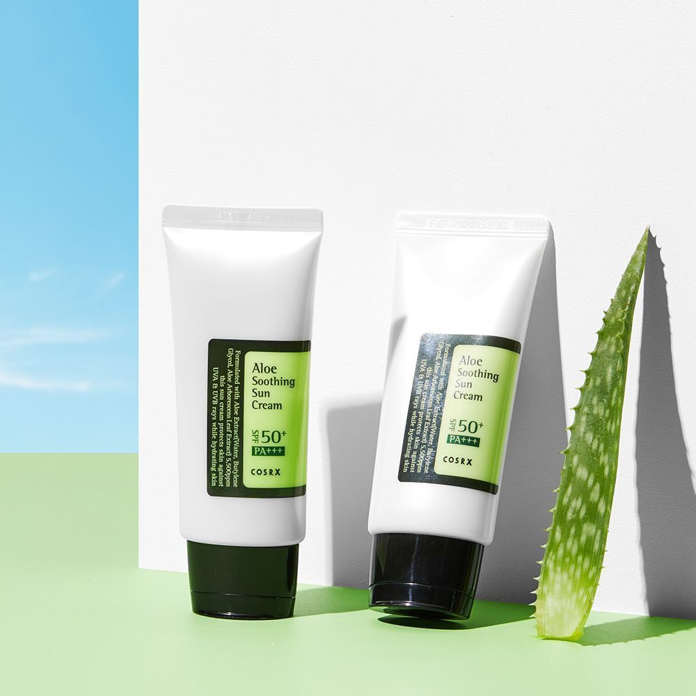 Солнцезащитный крем с экстрактом алоэ Cosrx Aloe Soothing Sun Cream SPF50