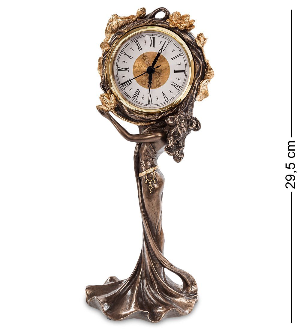 Veronese WS-687/ 2 Часы «Девушка и лотосы»