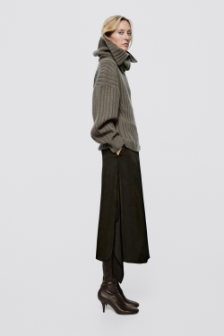 Massimo Dutti Вязаный снуд - Limited Edition, серый