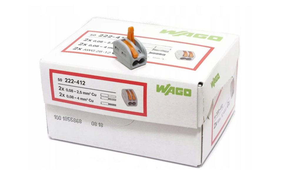 Клеммы WAGO 222-413 50 шт.
