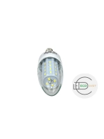 Светодиодная LED лампа С35 Е14 36LED 5W 3шт тёпл