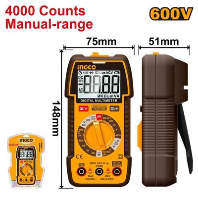Мультиметр цифровой INGCO DM36002 INDUSTRIAL