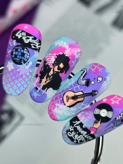 Пластина для стемпинга ENIGMANIC Stamping American Mood