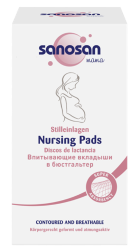 Впитывающие вкладыши в бюстгальтер Sanosan mama 30 шт