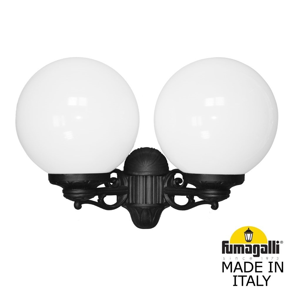Уличный настенный светильник Fumagalli GLOBE 300 G30.141.000.AYF1R