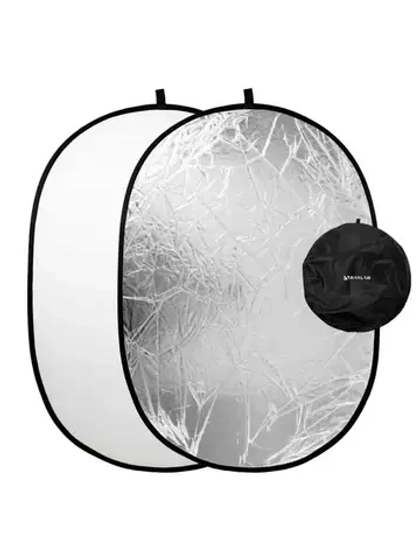 Отражатель 2в1 Raylab RF-09 белый/серебристый 60*90см