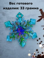 Силиконовая форма Снежинка №2