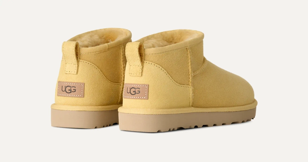 UGG Угги Classic Ultra Mini, горчичный