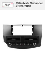 Переходная рамка 12.3" и комплект проводов для Mitsubishi Outlander 2009-2013