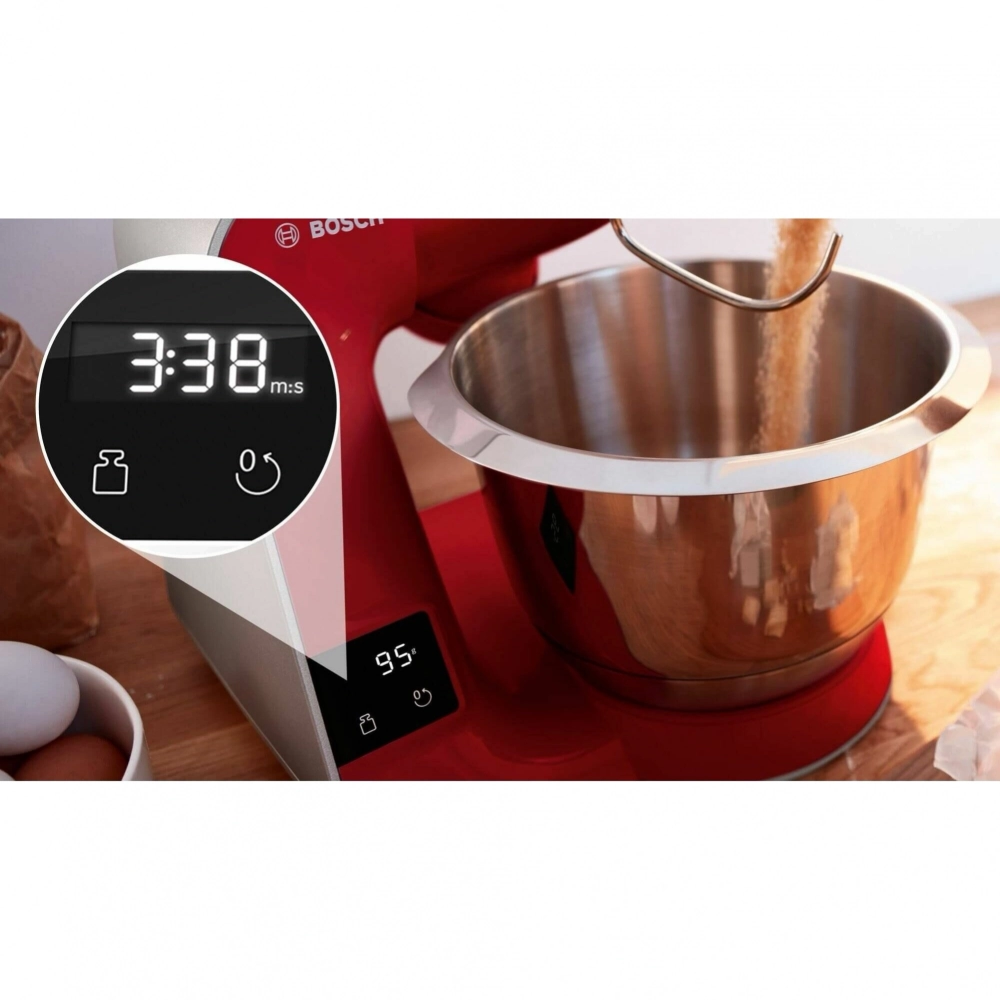 Кухонный комбайн Bosch MUM5X720 красный/серый