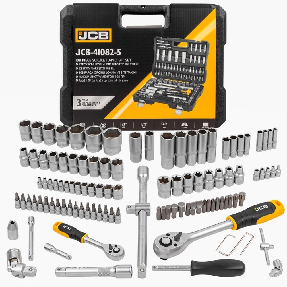 Набор инструментов 108пр.JCB-41082-5