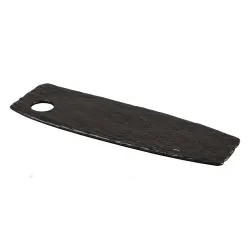 Блюдо прямоугольное 42,5*13 см h1,4 см для закусок Black Raw Stellar P.L. [1]
