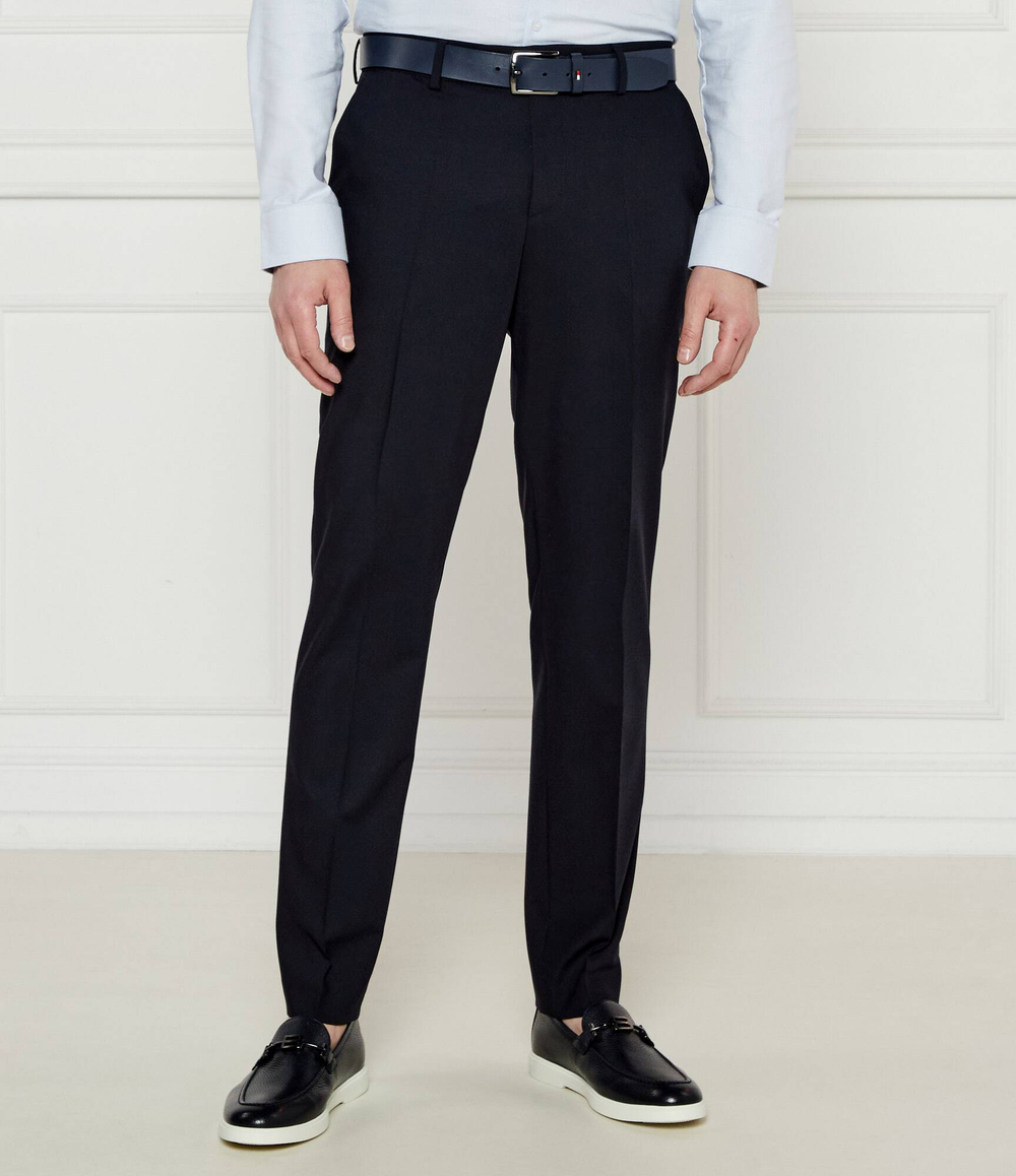 Брюки H-Genius-DTL-WG-252 BOSS BLACK - темно-синий(50540014)