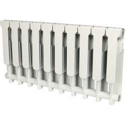 ROMMER Profi 350 (AL350-80-80-080) 10 секций радиатор алюминиевый (RAL9016)
