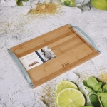 Поднос для завтрака «O'lala» 35,5*24,5*4,5см с металлическими ручками