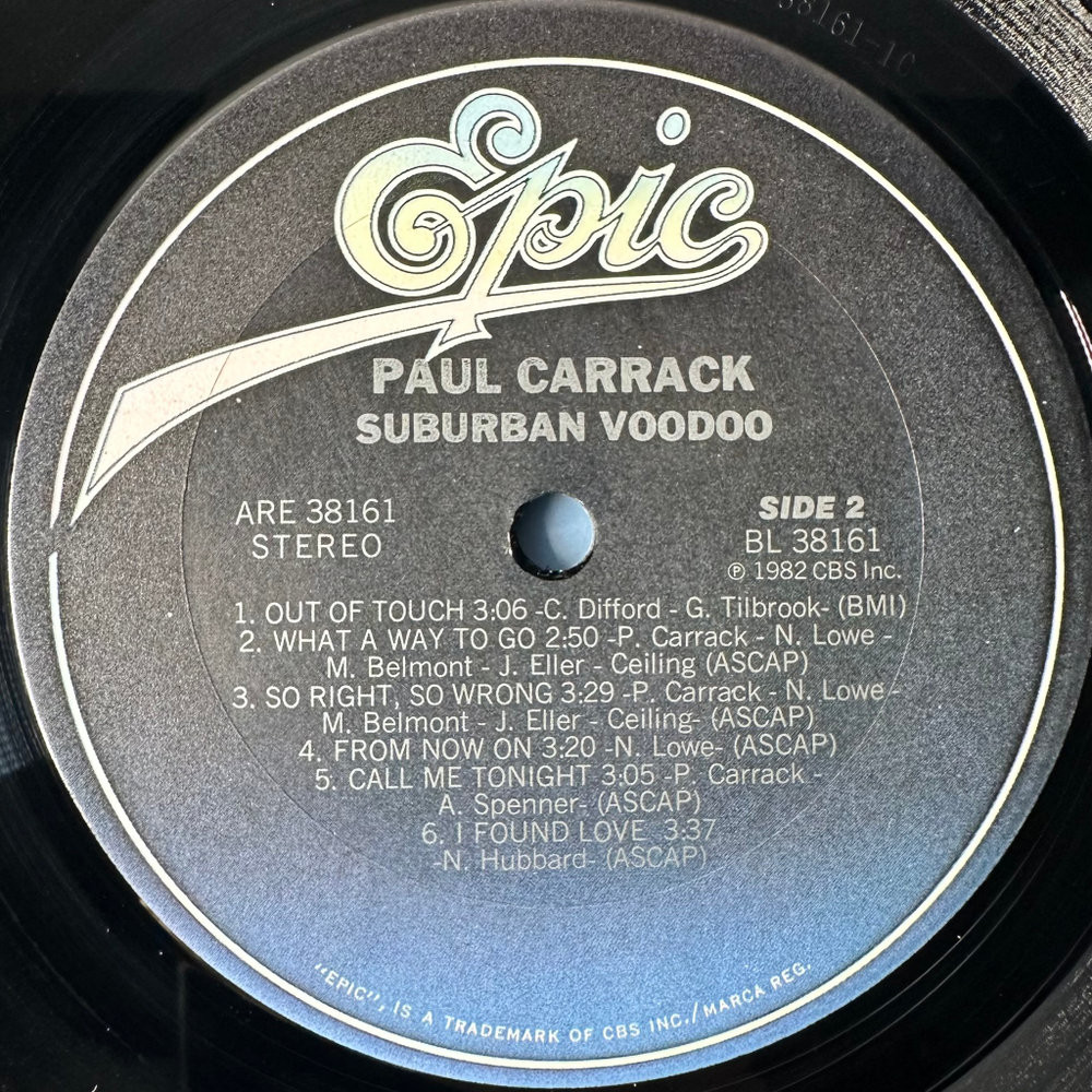 Paul Carrack ‎– Suburban VooDoo (США 1982г.)