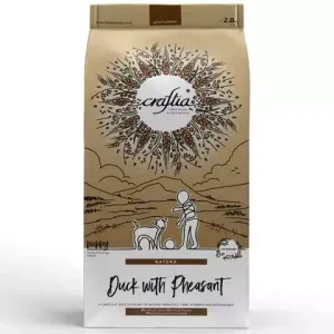 Сухой корм CRAFTIA NATURA для щенков средних и крупных пород из из утки с фазаном