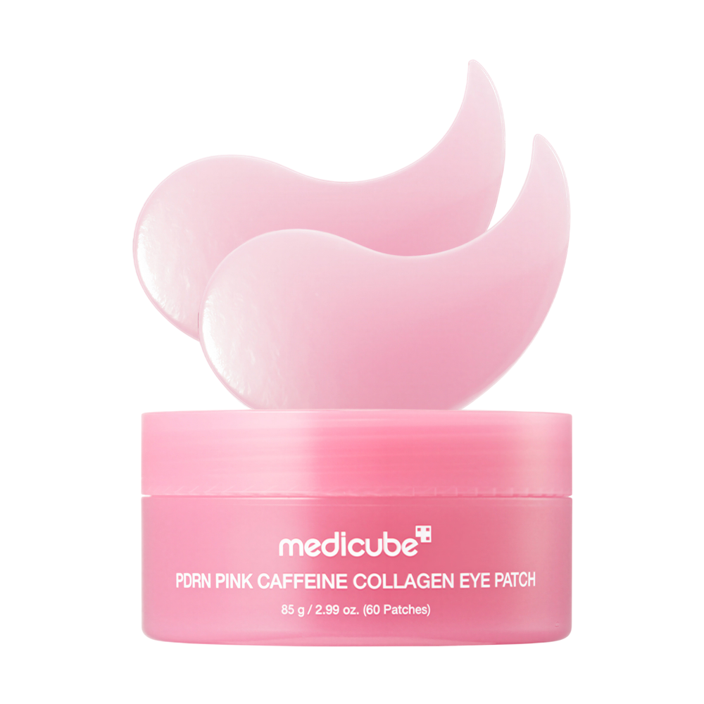 MEDICUBE Гидрогелевые патчи для области вокруг глаз PDRN Pink Caffeine Collagen Eye Patch