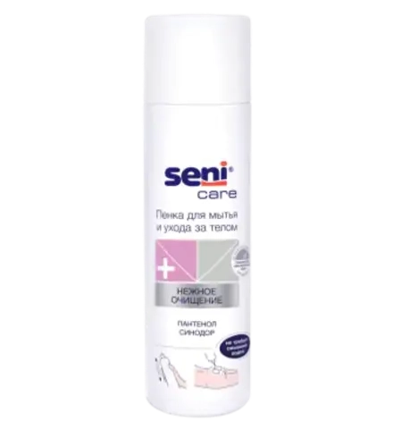 Пенка для мытья и уходом за телом Seni Care