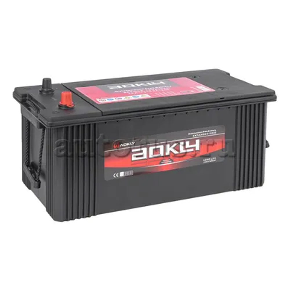 Аккумулятор 6СТ-220 А.ч., о.п., R+, AOKLY
