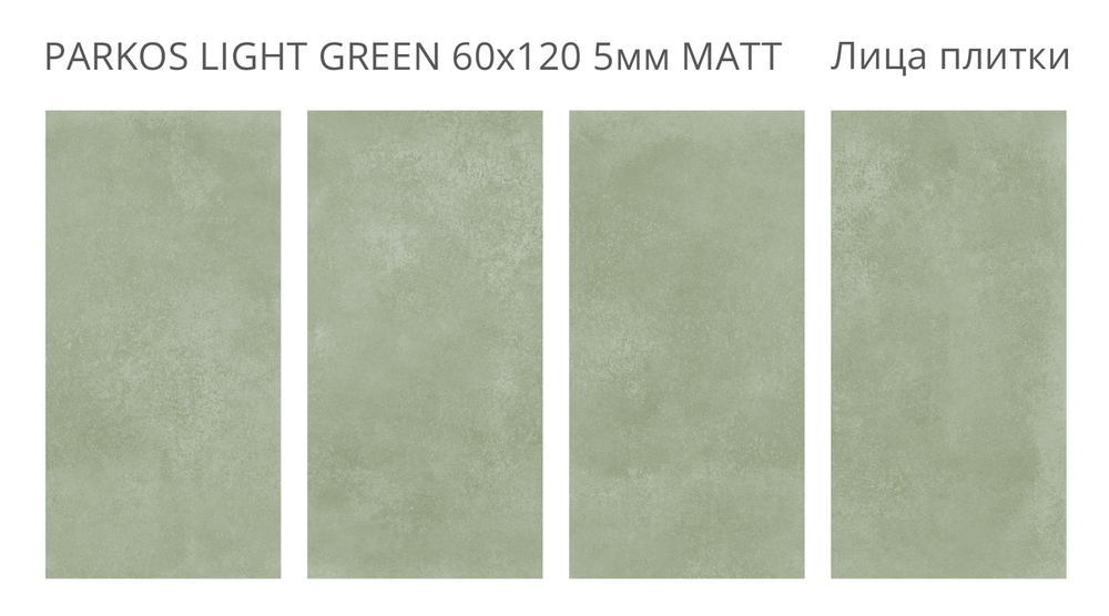 Staro Slim Parkos Light Green Matt 60x120
