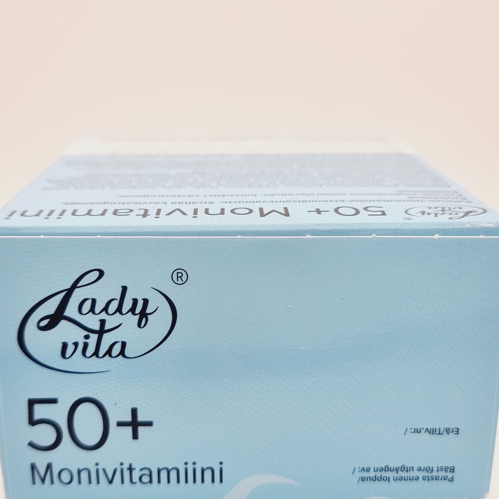 Lady vita 50+ Витаминно-минеральный комплекс с фитоэстрогеном, 120 таблеток (из Финляндии)